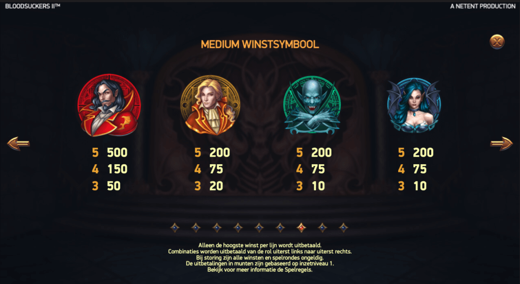Bloodsuckers2 Winstsymbolen
