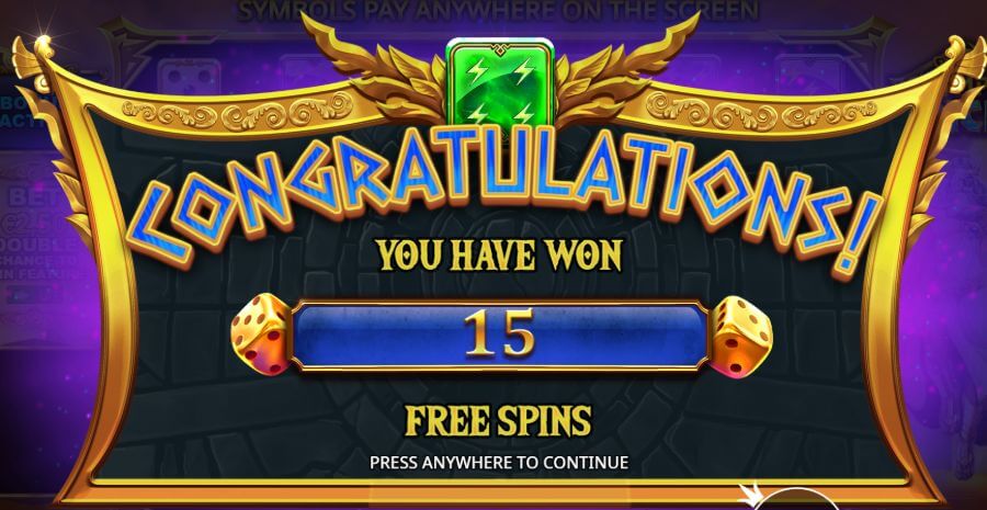 Gates of Olympus Dice gratis spins