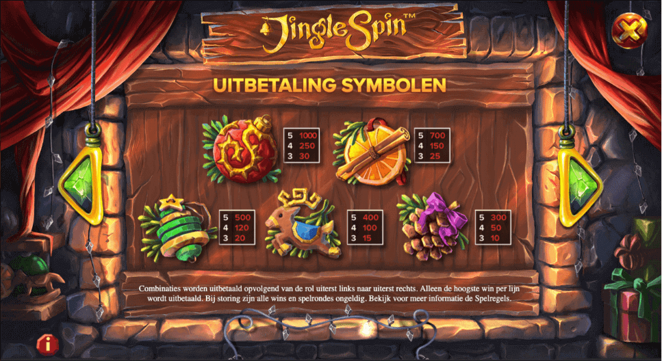 Jingle Spin Symbolen