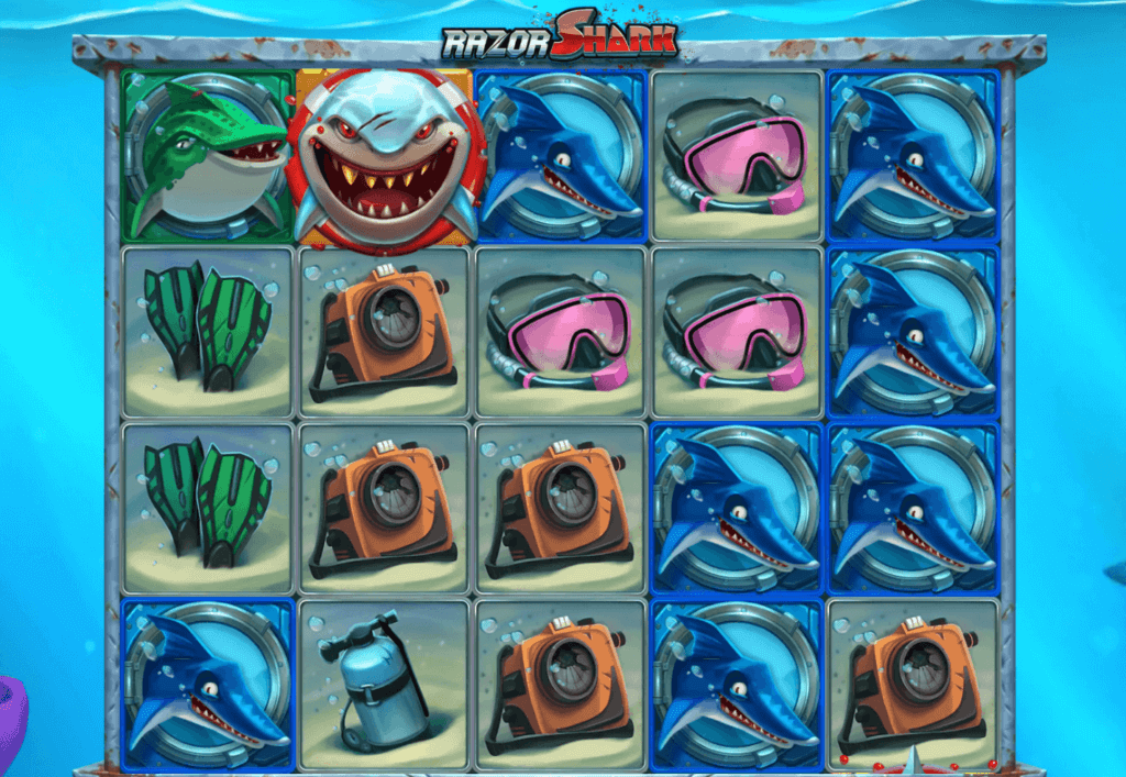 Razor Shark reels