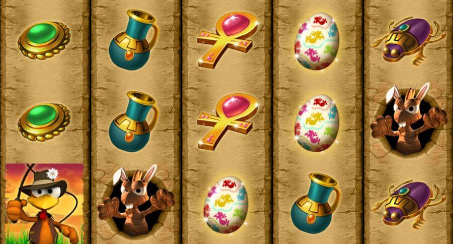 Super Duper Crazy Chicken Easter Egg speelveld