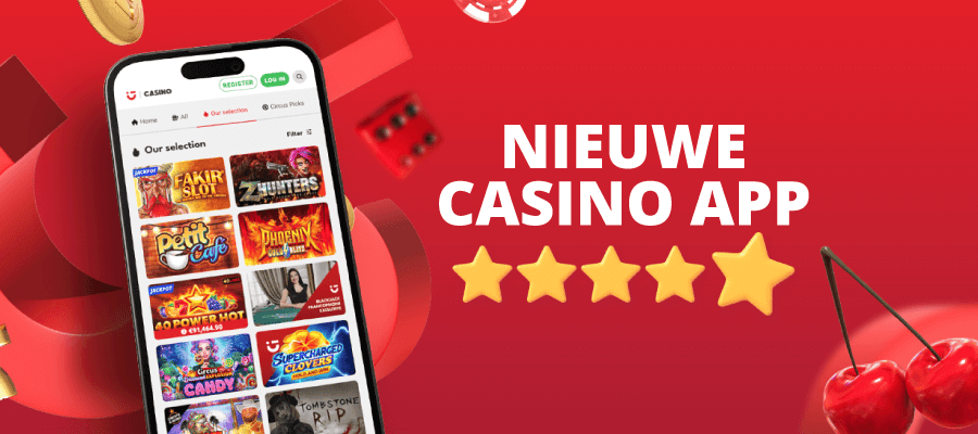 Nieuw: Circus Casino app!