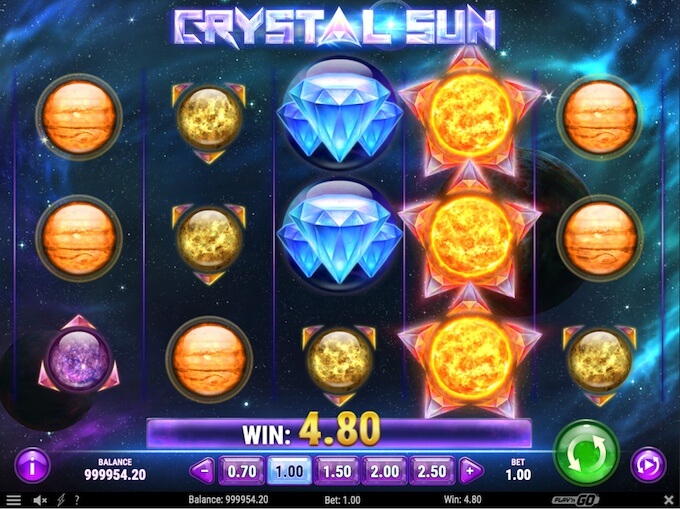 Crystal Sun slot: kopie van de Starburst gokkast Crystal Sun slot