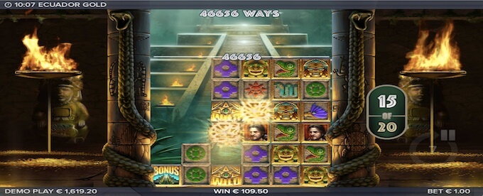 De gratis spins feature van Ecuador Gold Ecuador Gold gokkast gratis spins