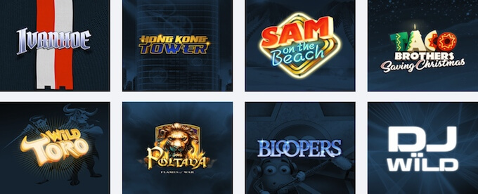 Een kleine greep uit het spelaanbod van ELK Studios Elk Studio games