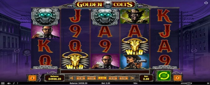 Golden Colts slot: het donkere Wilden Westen Golden Colts slot