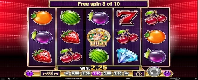 Star Joker slot: free spins feature Star Joker gratis spins
